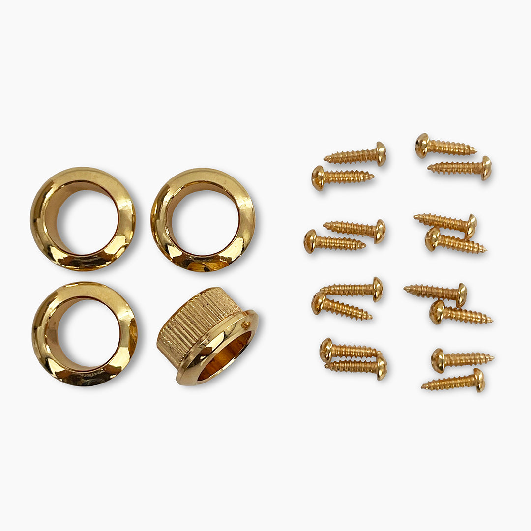 hardware for small post inline gold bass key