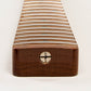 roasted flame maple tele neck heel view