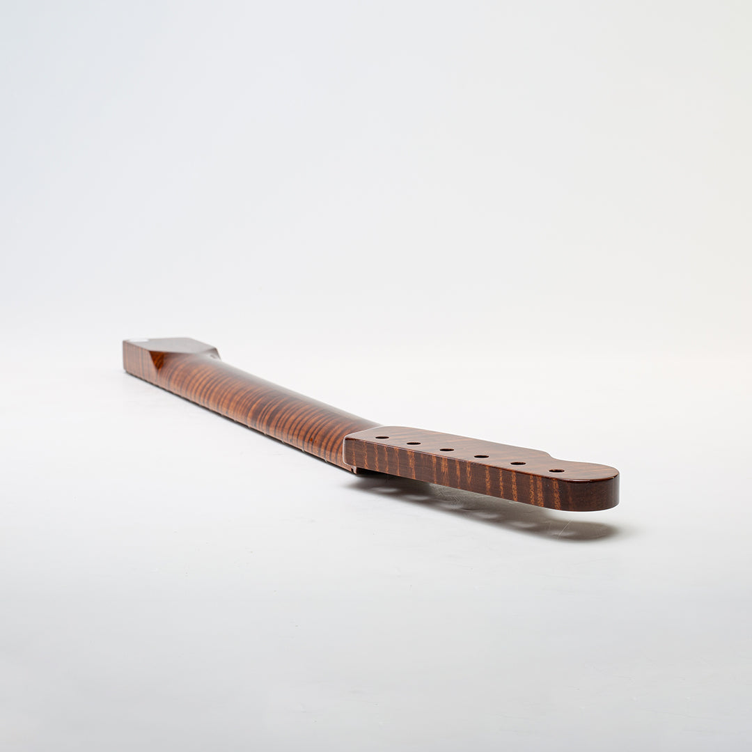 neck headstock bass side back view