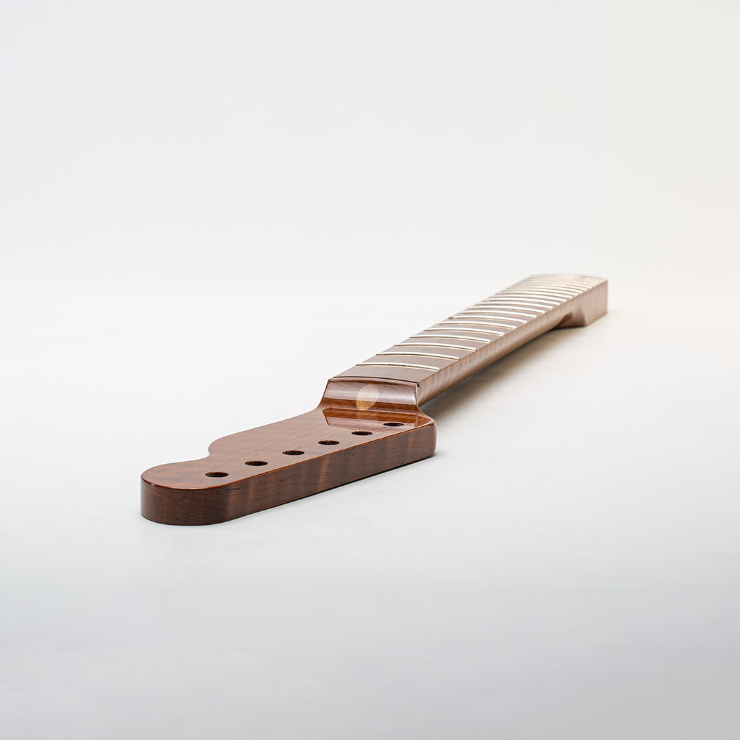 neck headstock bass side view