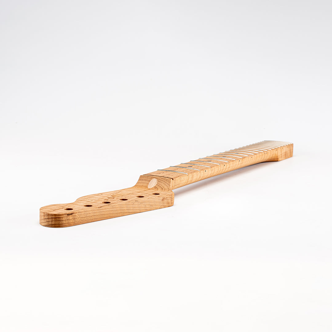 neck headstock bass side view