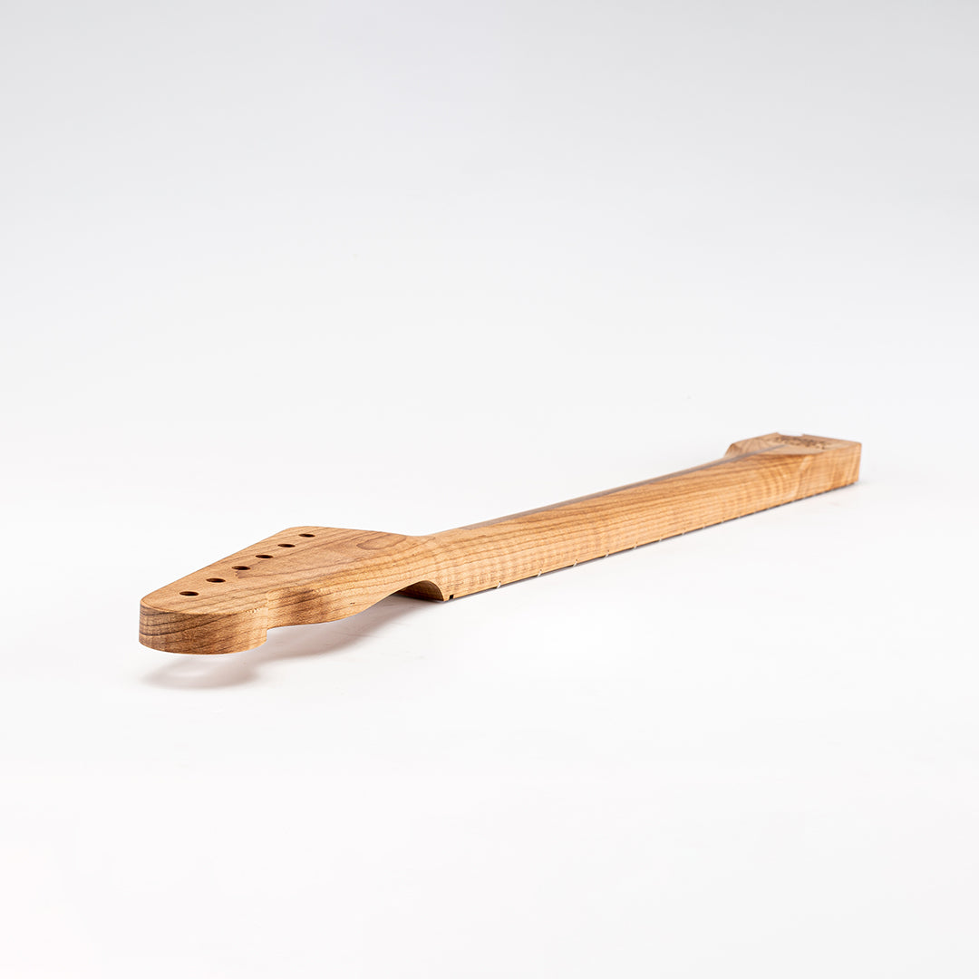neck headstock treble side back view