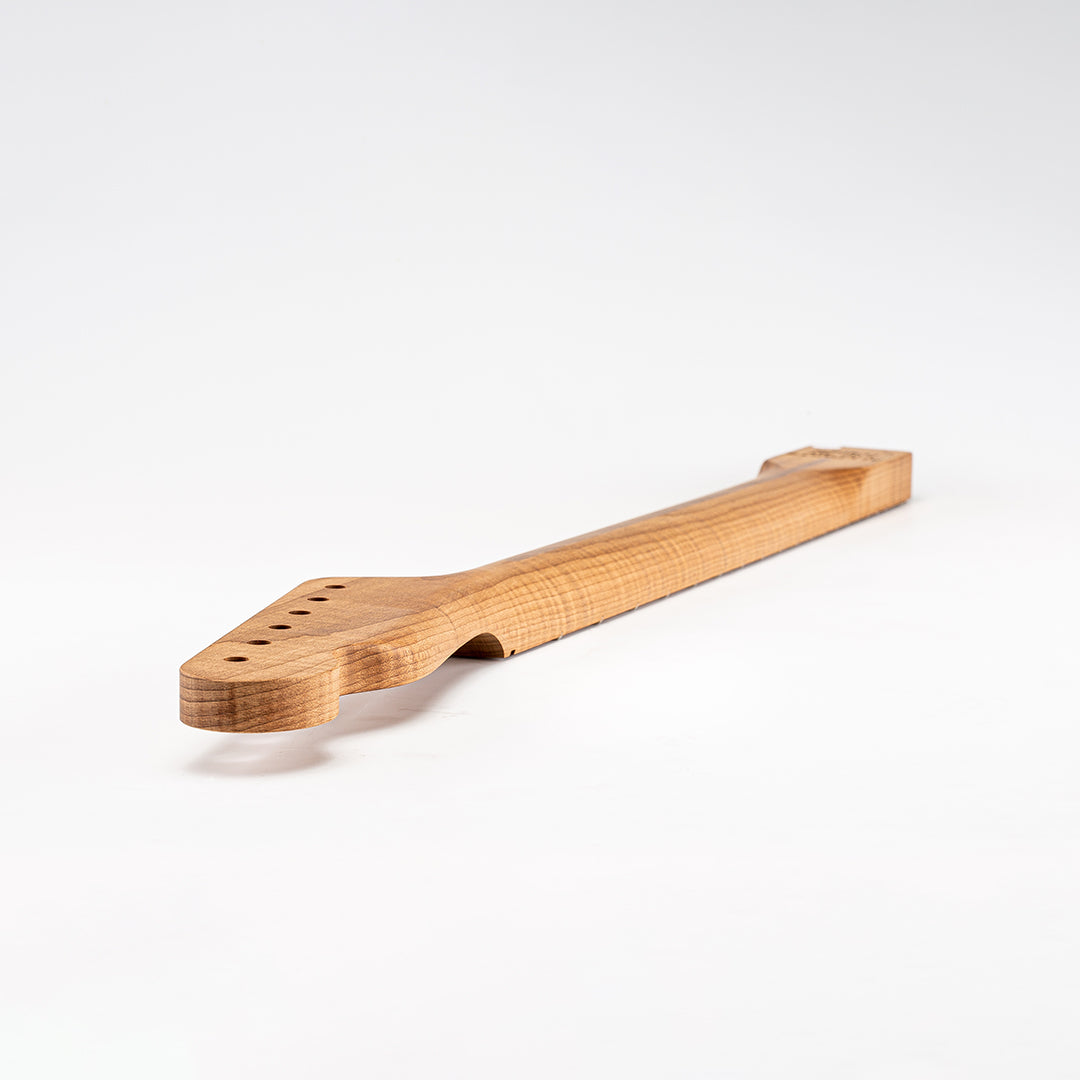 neck headstock treble side back view