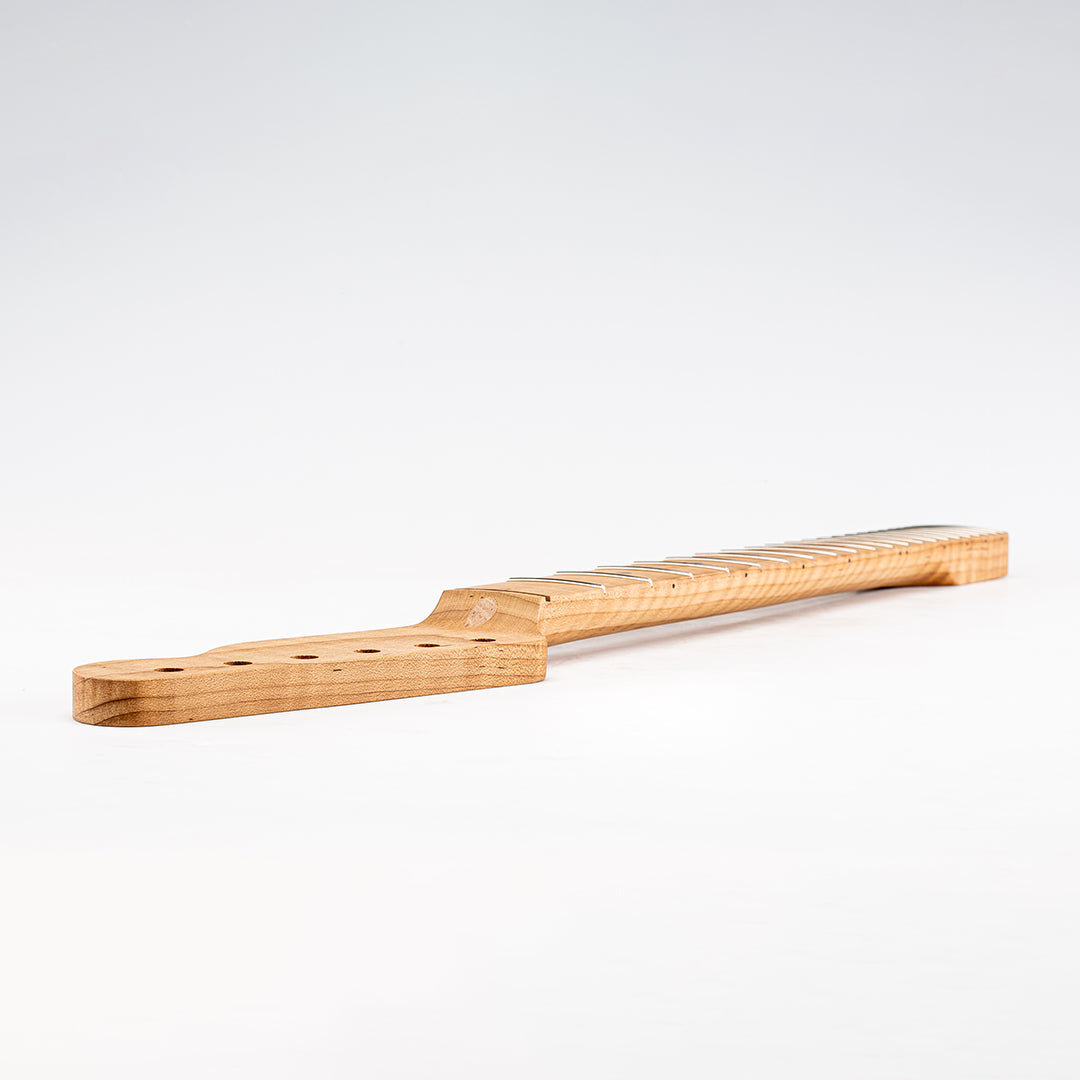 neck headstock bass side view