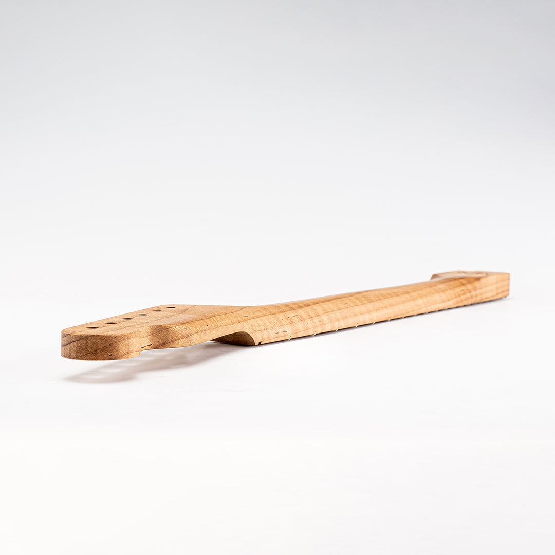 neck headstock treble side back view