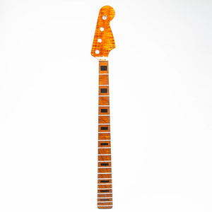ap select tribute tom sawyer roasted AAA+ maple bass neck front view