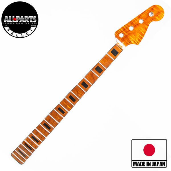 Allparts Select Tribute Tom Sawyer Flame Maple Bass Neck