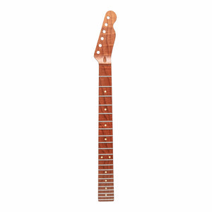 roasted maple tele neck front view