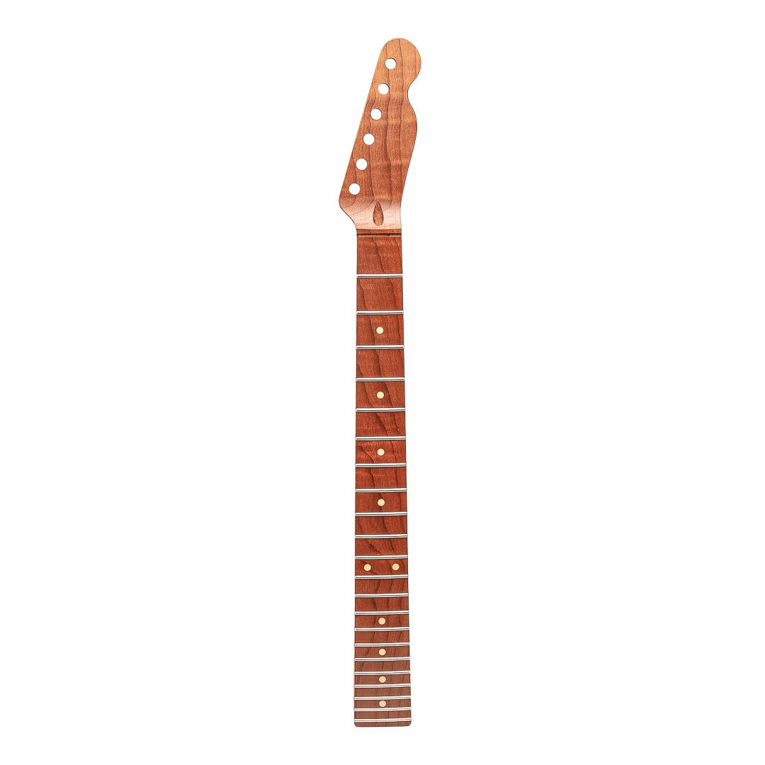 roasted maple tele neck front view