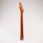 roasted maple tele neck back view