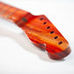 ap select padauk tele neck headstock close up view
