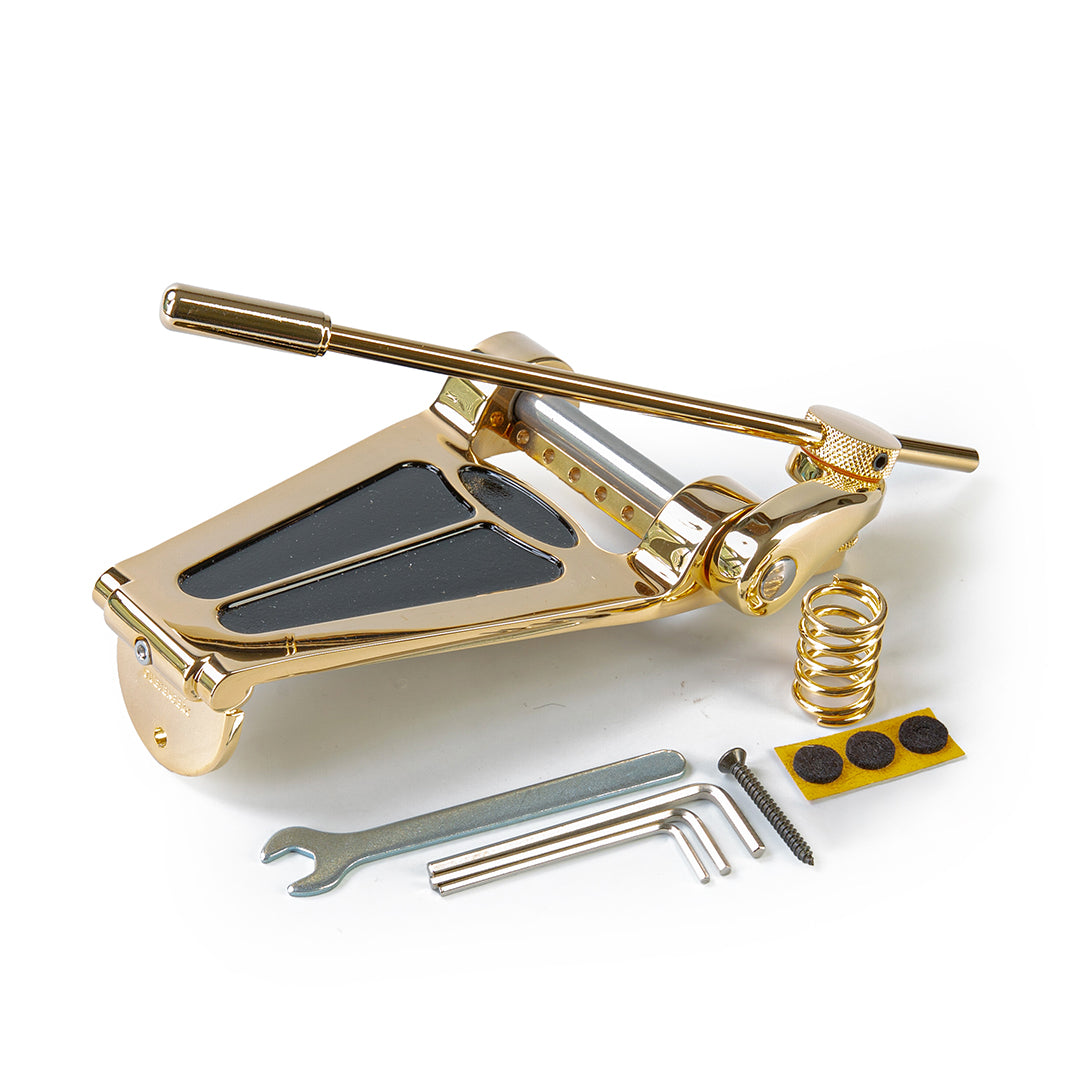 goldo G3 trem rear angled view with hardware gold