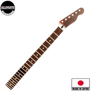 ap select rosewood tele neck diagonal view with stickers