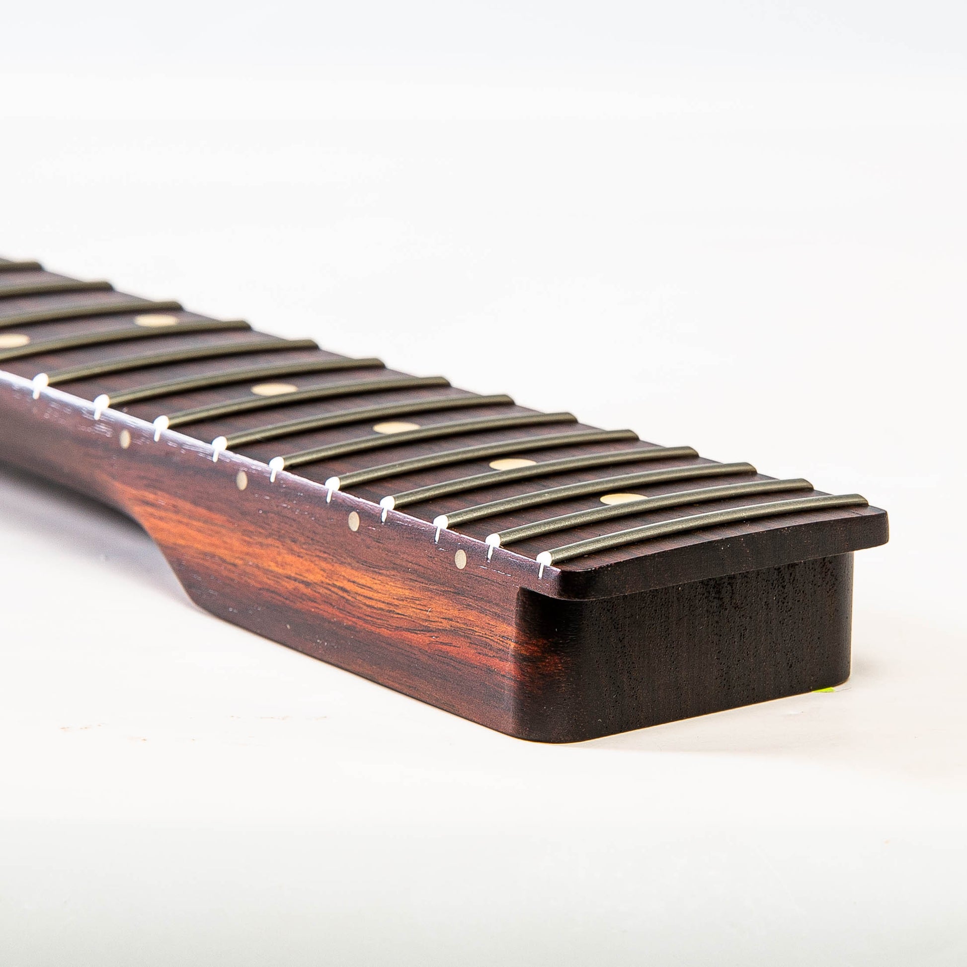 ap select rosewood tele neck angled heel view