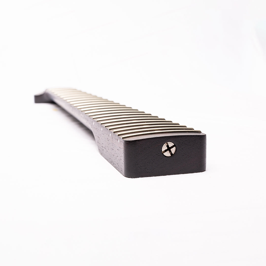 Rosewood neck for guitar angled away