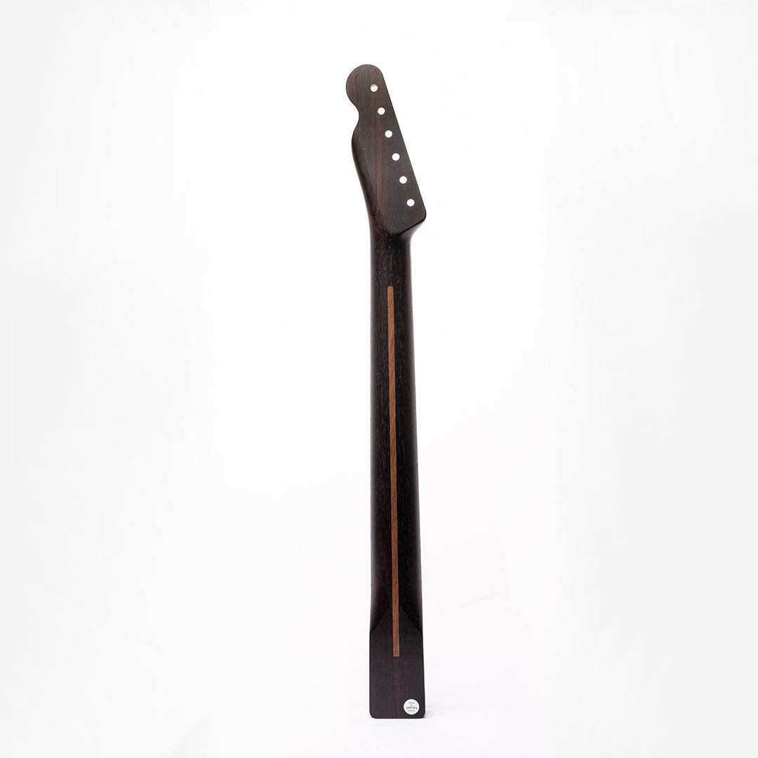 Rosewood neck for guitar facing the back