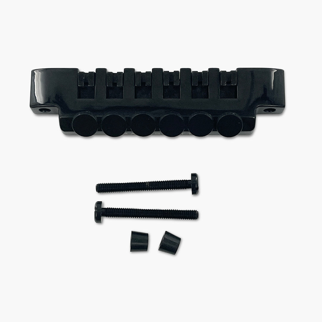 black Fine Tuner Tailpiece and hardware