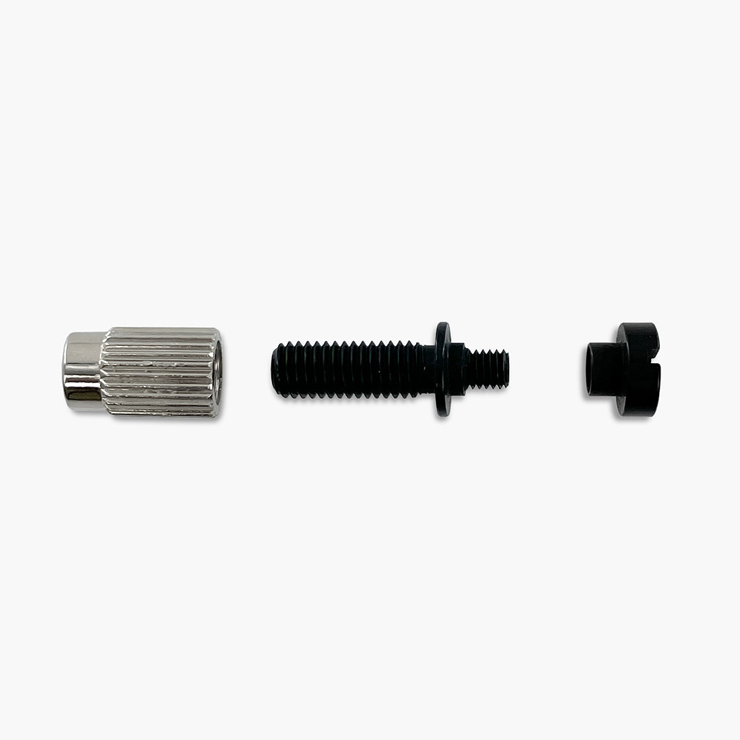 black stud and anchor apart with hex wrench