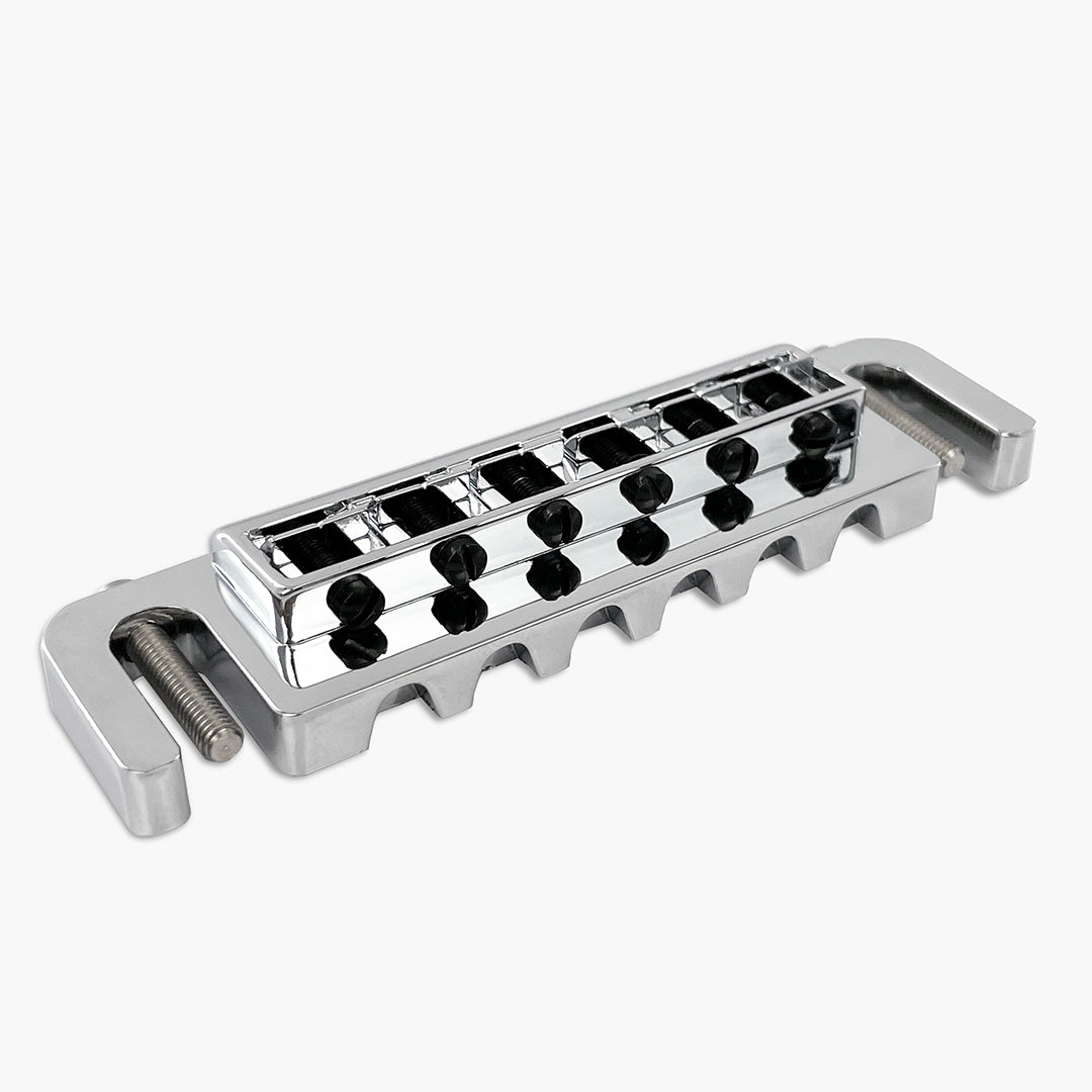 bottom of badass Wraparound bridge with locking studs in chrome