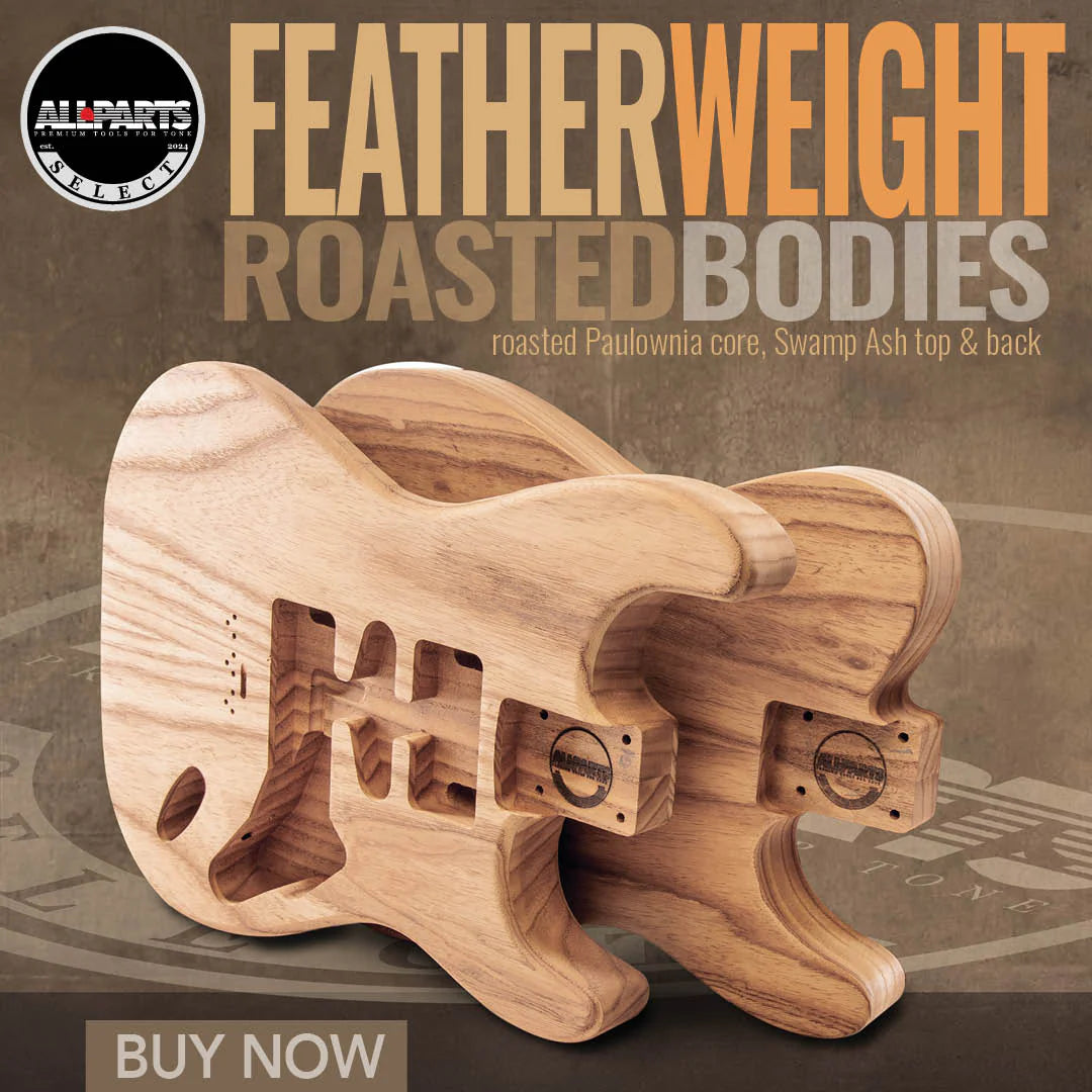 2 feather weight guitar bodies