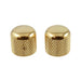 gold dome textured knob