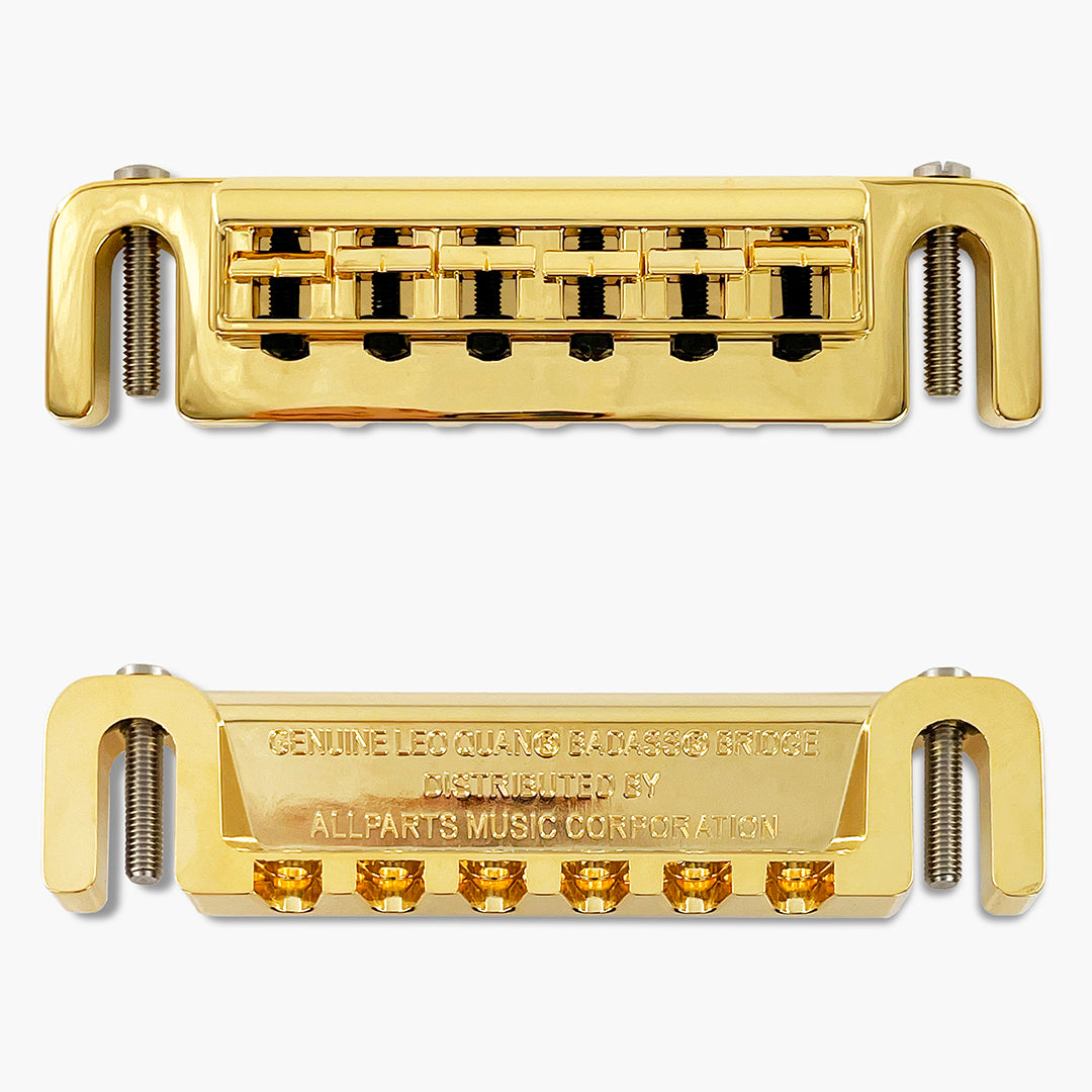 two gold badass Wraparound bridges front and back