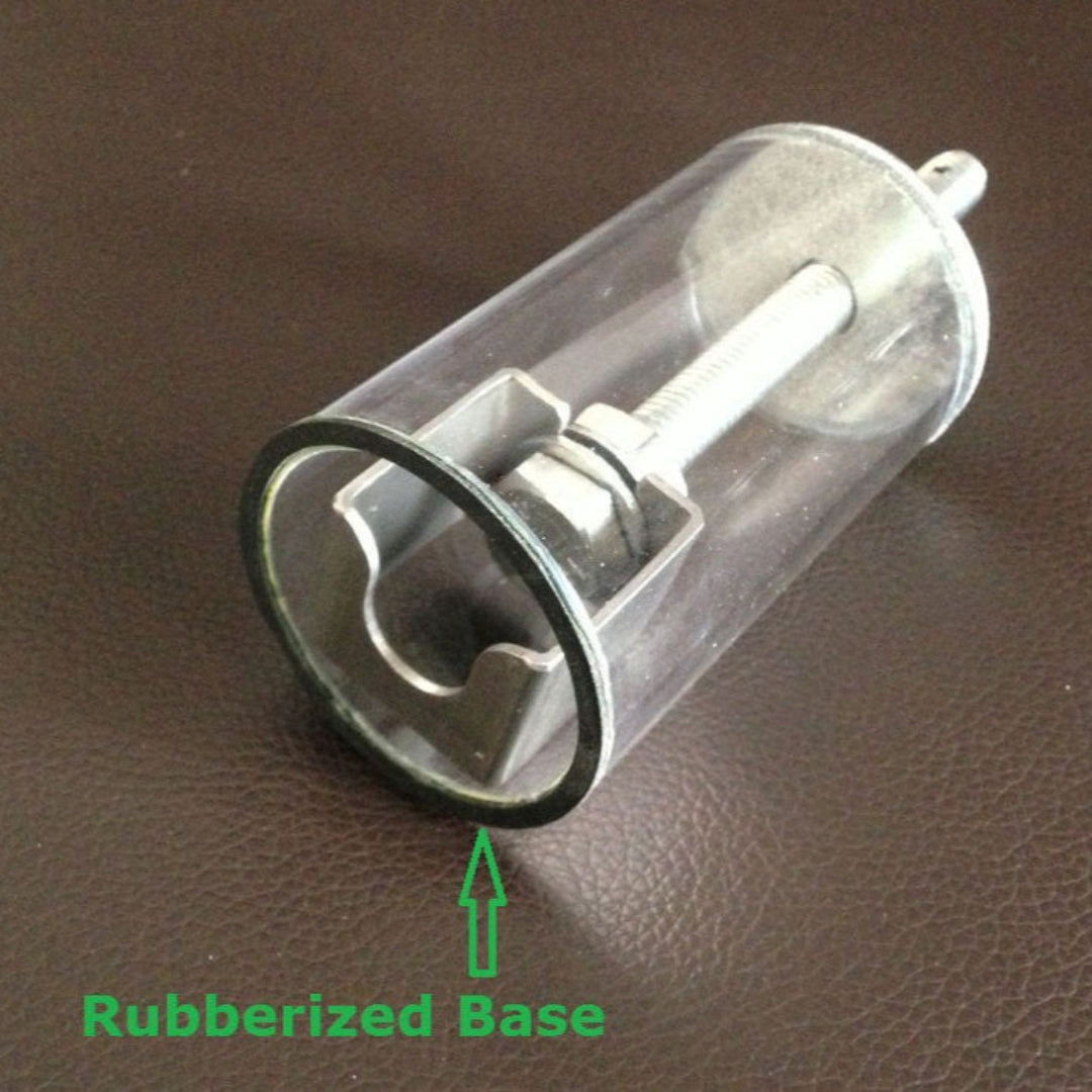 knob puller rubber base close up