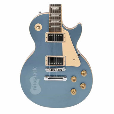 Picture of beautiful Gibson Les Paul finished in Pelham Blue