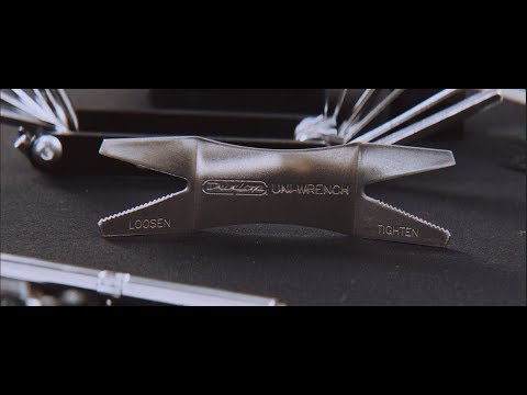 Uni-Wrench for adjusting nuts on guitar video