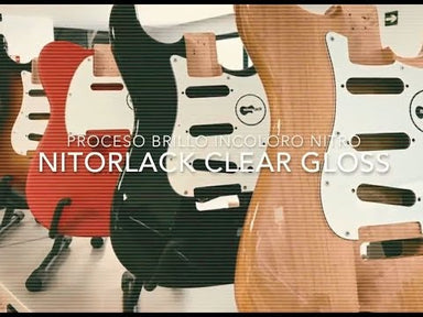 video for clear gloss guitar painting