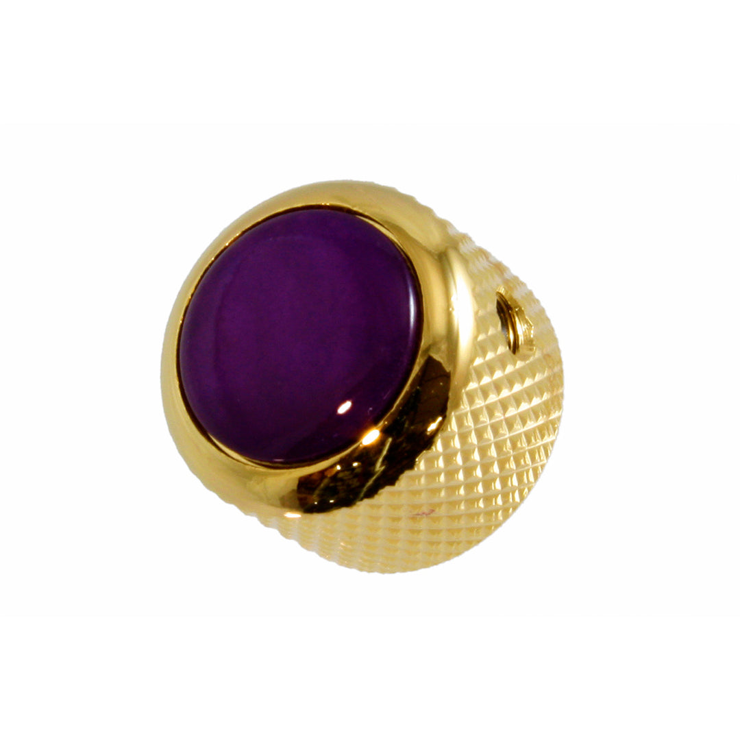 purple metal knob