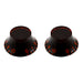 red tinted bell volume knob 