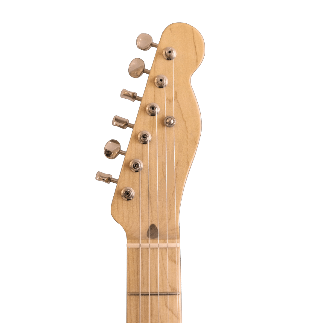 Telecaster branded neck of a guitar 