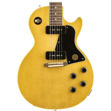 front view of a Gibson Les Paul Special in TV Yellow finish