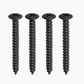 4 black neckplate screw