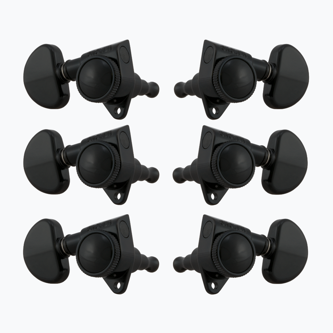 6 black locking tuners