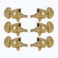 6 gold locking tuners