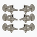 6 nickel locking tuners
