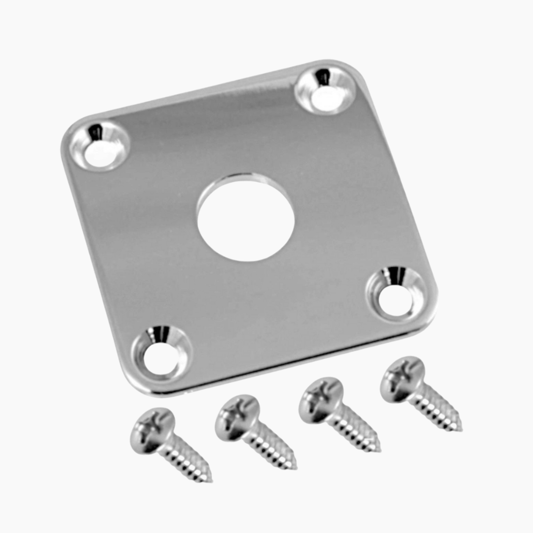 square chrome jackplate with 4 screws