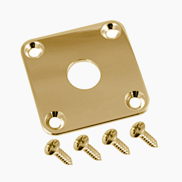 Square Jackplate for Les Paul Nickel