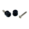 Allparts Economy Strap Buttons - Black