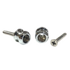 Allparts Economy Strap Buttons - Chrome