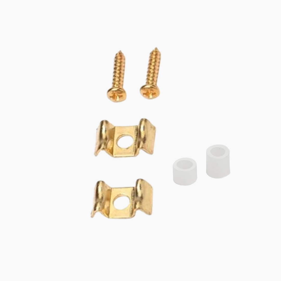 Telecaster® & Stratocaster® Neck Hardware Kit - Gold Finish