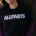 girl wearing allparts t-shirt