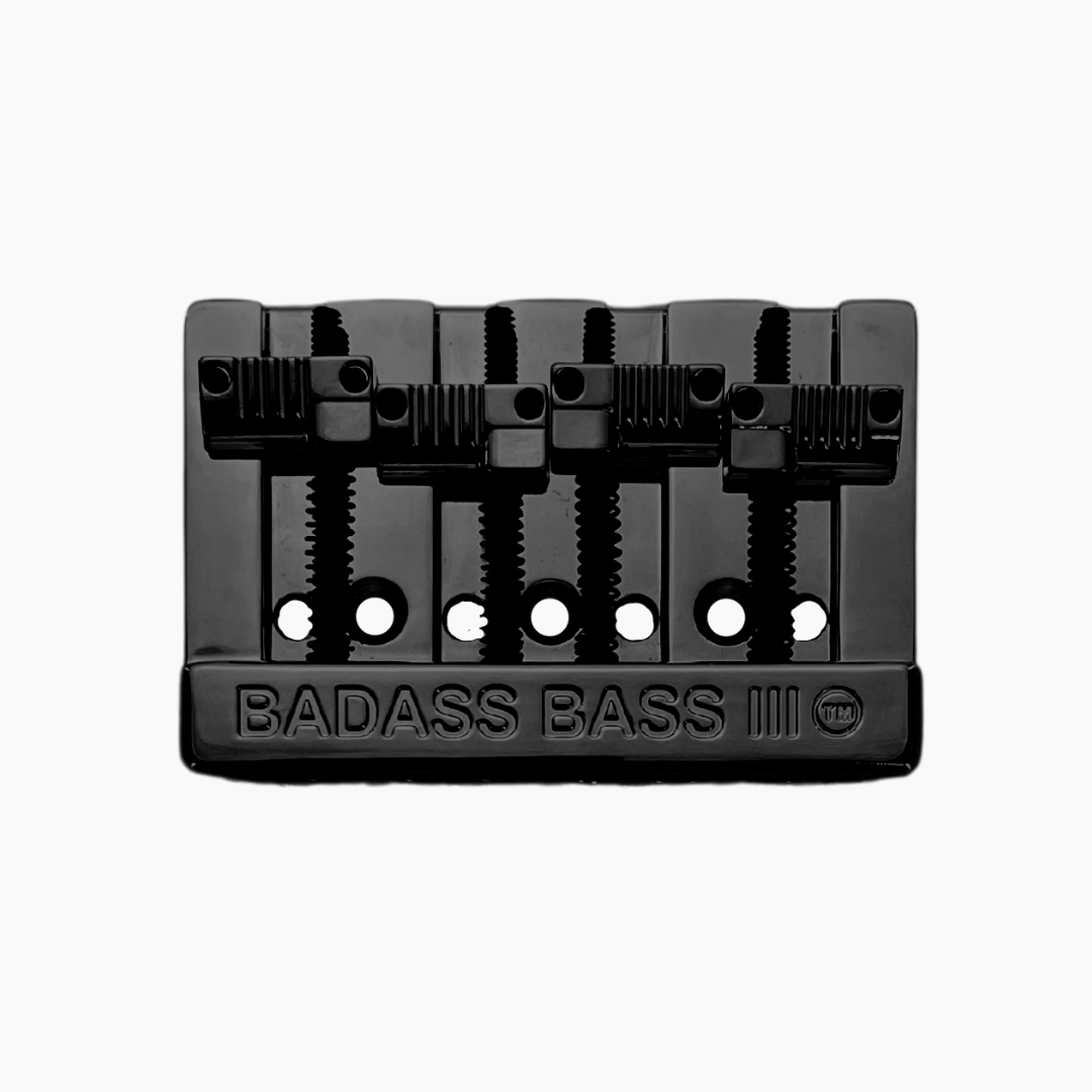 BB-3343 - Leo Quan® Badass III™ 4-String Bass Bridge - Grooved Saddles
