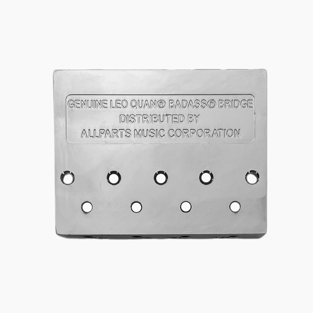 BB-3342 - Leo Quan® Badass II™ 4-String Bass Bridge - Grooved Saddles