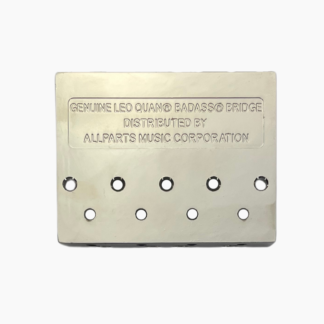 BB-3342 - Leo Quan® Badass II™ 4-String Bass Bridge - Grooved Saddles