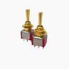 Allparts On-Off-On Mini Switch - Gold