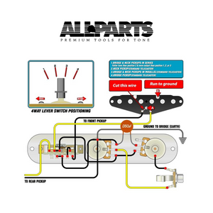 Allparts Wiring Kit for Telecaster 4-Way Switch