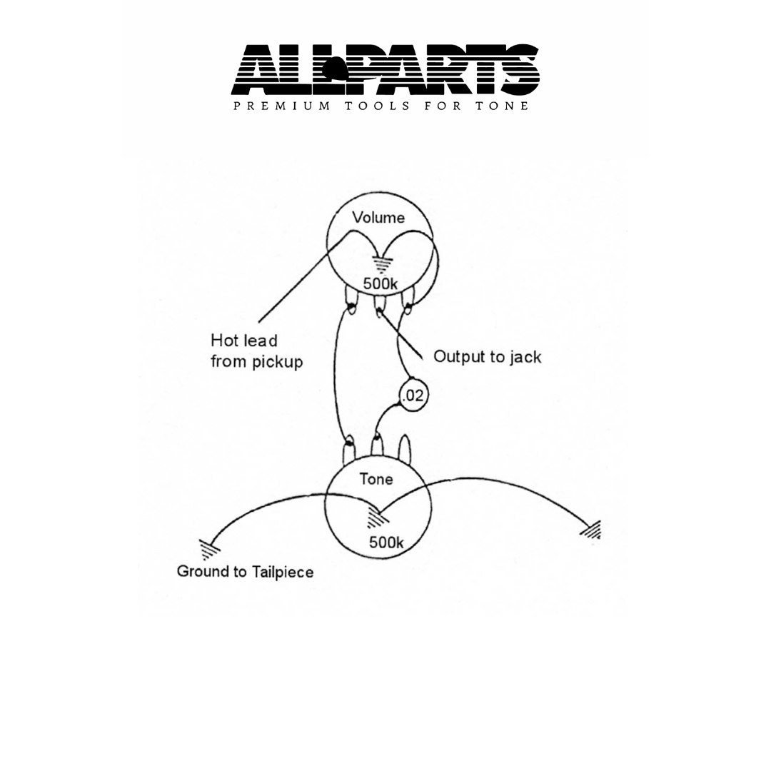 EP 4143 000 Wiring Kit for Gibson Les Paul SG Jr Allparts Music
